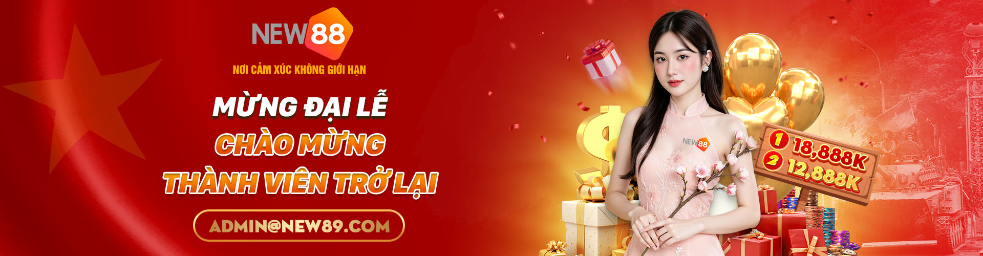 New88 Mung thanh vien tro lai